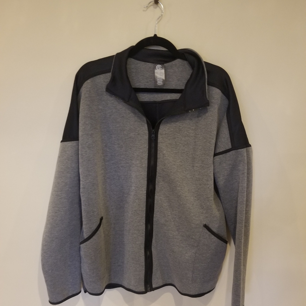 Champion gray and black mens light weight jacket 3